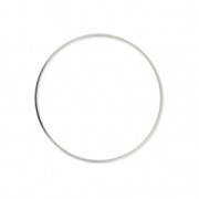 Anello di montaggio e tessitura rotondo 40 mm rodiato|raw }}