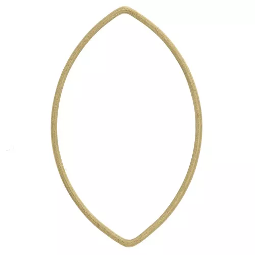 Base di montaggio e tessitura navette 21x13 mm in ottone grezzo