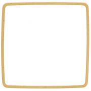 Base di montaggio e tessitura quadrato 25 mm in ottone grezzo x1|raw }}