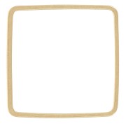Anello di montaggio e tessitura quadrato da 16 mm in ottone grezzo x1|raw }}