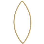 Base di montaggio navette 41x17mm in ottone grezzo|raw }}