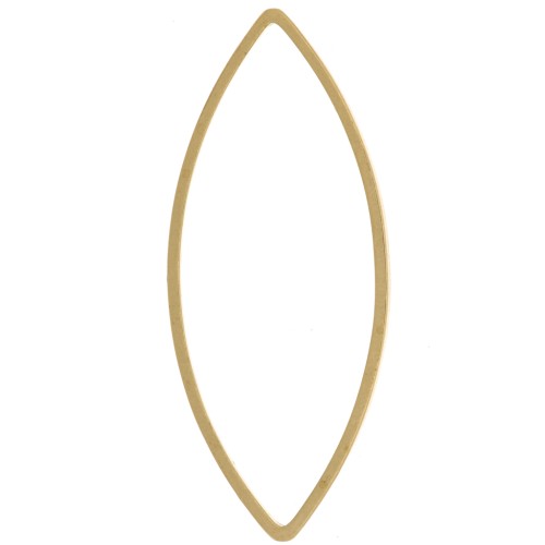 Base di montaggio navette 41x17mm in ottone grezzo