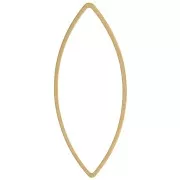 Base di montaggio navette 28x9 mm in ottone grezzo