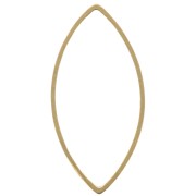 Base di montaggio navette  22x11 mm in ottone grezzo|raw }}