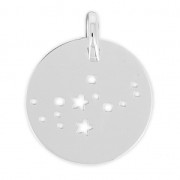 Pendente costellazione vergine - 18 mm en Argento 925 x1