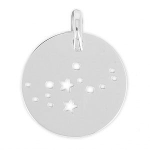 Pendente costellazione vergine - 18 mm en Argento 925 x1