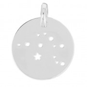 Pendente costellazione dell'acquario - 18 mm Argento 925 x1
