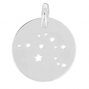 Pendente costellazione dell'acquario - 18 mm Argento 925 x1