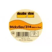 Vlieseline Stickvlies brod' support de renfort pour broderie 90cm Bianco x10cm