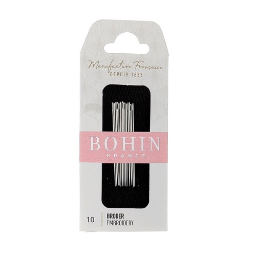 Aghi per embroidery Bohin n°10 x15