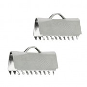 Terminali da stringere mm. 15 in acciaio inox x4|raw }}