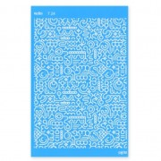 Silk Screen Moiko 74x105 mm - Motivo labirinto 7.24|raw }}