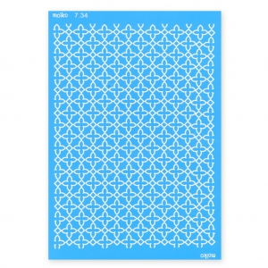 Silk Screen Moiko 74x105 mm - Motivo Piastrelle 7.34