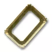 Castone PureCrystal 4627 mm. 27x18,5 dorato