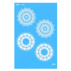Silk Screen Moiko 74x105 mm - Mandalas 2.04