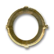 Castone PureCrystal 1201 tondo mm. 27 dorato