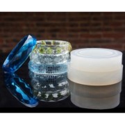 Stampo silicone per realizzare bracciali sfaccettati in resina 62x17x8.5 mm|raw }}