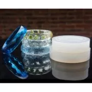 Stampo silicone per realizzare bracciali sfaccettati in resina 62x17x8.5 mm