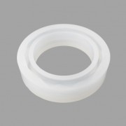 Stampo silicone per realizzare bracciali sfaccettati in resina 62x17x8.5 mm