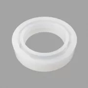 Stampo silicone per realizzare bracciali sfaccettati in resina 62x17x8.5 mm