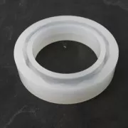 Stampo silicone per realizzare bracciali sfaccettati in resina 62x17x8.5 mm
