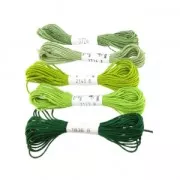 Filo da ricamo Seta d'Alger Verde Abete (1836) x5m