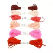 Filo da ricamo Seta d'Alger Bordeaux (4636) x5m