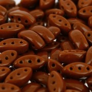 Perle in vetro (Rep. Ceca) 3 fori Cali Beads 3x8mm Light Chocolate x30|raw }}
