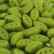 Perle in vetro (Rep. Ceca) 3 fori Cali Beads 3x8mm Opaque Olivine x30|raw }}