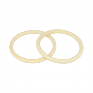 Set d 2 bracciali ad anello in legno grezzo da decorare Medio x1