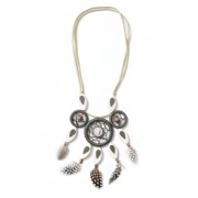 Set de 4 anneaux in legno grezzo naturale  pour bijoux, déco 50mm x1