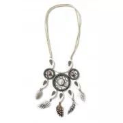 Set de 7 anneaux in legno grezzo naturale  pour bijoux, déco, rideaux 30 mm x1