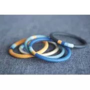 Set de 7 anneaux in legno grezzo naturale  pour bijoux, déco, rideaux 30 mm x1