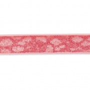 Nastro sintetico fantasia 5 mm effetto rettile rosa x1,2m
