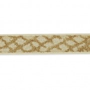 Nastro sintetico fantasia 5 mm effetto rettile naturale x1,2m