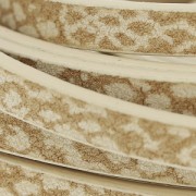 Nastro sintetico fantasia 5 mm effetto rettile naturale x1,2m