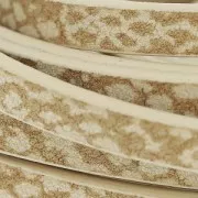 Nastro sintetico fantasia 5 mm effetto rettile naturale x1,2m