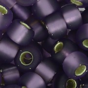 Rocaille Miyuki 6/0 24F - Amethyst Silver Lined Mat  x8g|raw }}