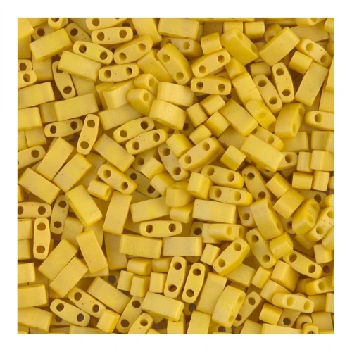 Miyuki Half Tila Beads 5x2.3x1.9 mm HTL-2311 - Op Canary Mat x10g