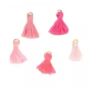 Assortimento di 5 pompons di cotone It's Magic Made by Me 17 mm Candy