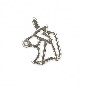 Intercalaire origami en métal It's Magic Made by Me 16 mm Unicorno argentato