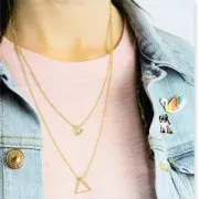 Pin's in metallo e resina epossidica Magical Summer 21mm Ooh La La