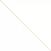 Chaîne fine pour Miyuki Delica 11/0 maille paloma 0.6 mm doré x50 cm