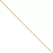 Chaîne fine pour Miyuki Delica 11/0 maille paloma 0.6 mm doré x50 cm