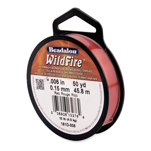 Filo nylon trecciato WildFire mm. 0.15 Rosso x m. 45.8