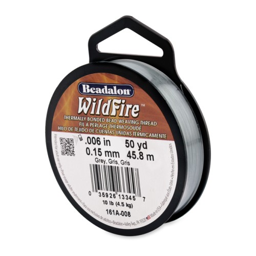 Filo nylon trecciato WildFire mm. 0.15 Grigio x m. 45.8