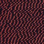 Cordon coton avec fil métallique pour réaliser des pompons 0.8 mm Noir/Rouge x 20m