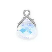 Attacco per goccia PureCrystal 6012 15,4 mm in Argento 925 x1