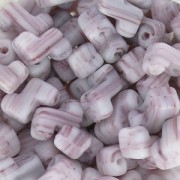 Zorro Bead 5x6 mm Milky Light Amethyst x50