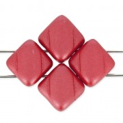 Silky Bead mm.6x6 Pastel Dark Coral x50